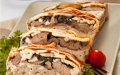 Террин с грибами