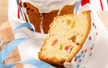 Мини-кексы с цукатами