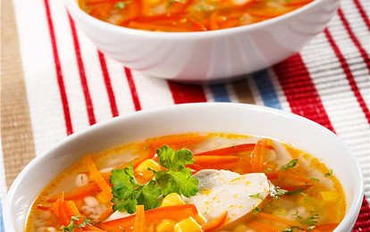 Суп с кукурузой