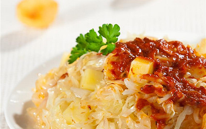 Капуста в соусе карри