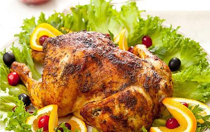 Курица с апельсинами