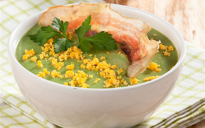 Суп-пюре из шпината