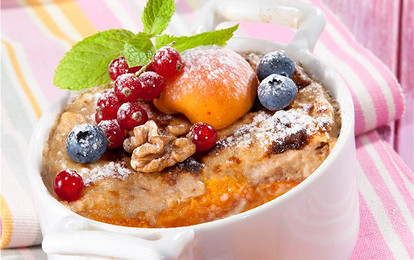 Гурьевская каша с орехами