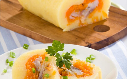 Картофельный рулет