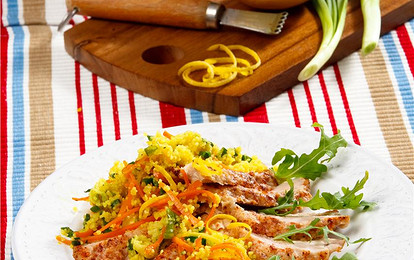 Пряный кус-кус на гарнир к рыбе или птице