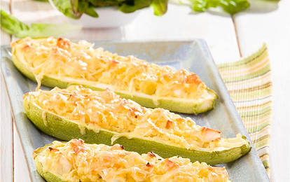 Цукини, фаршированный кус-кусом