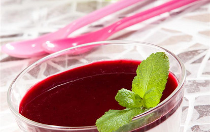 Панакота с вишней