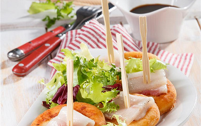 Фокаччини с салатом