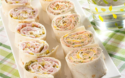 Закуска с начинкой из мяса или рыбы