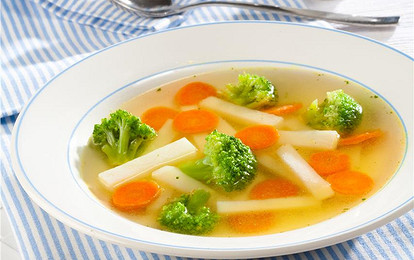 Картофельный суп с брокколи