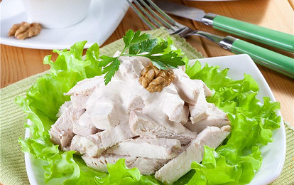 Курица под соусом