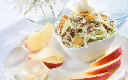 Салат из редьки с перловкой