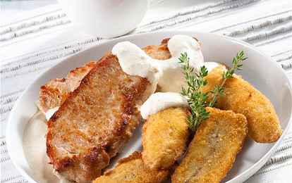 Жареная говядина с бананами