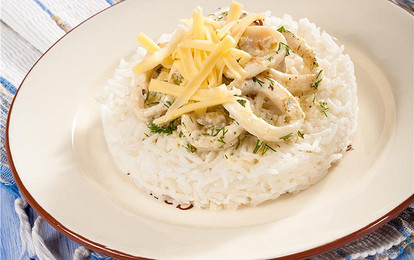 Кальмары, тушенные в сливках