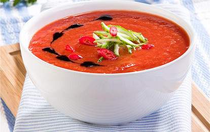 Гаспачо с перцем чили