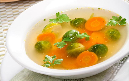 Суп из брюссельской капусты