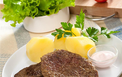 Ромштексы с соусом из сметаны