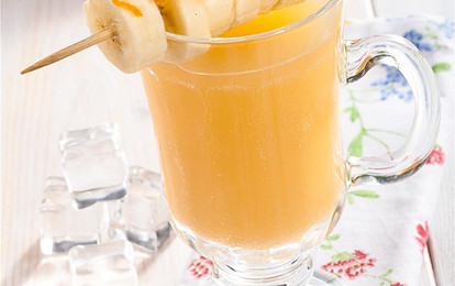 Банановый коктейль с лимоном