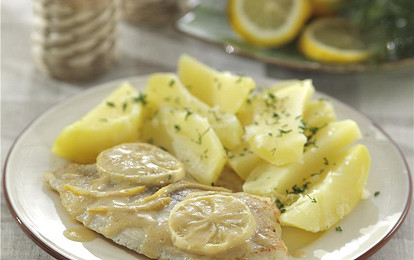 Рыбное филе с лимоном