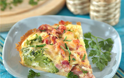 Овощная запеканка с брокколи