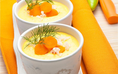 Суп-пюре из моркови с молоком