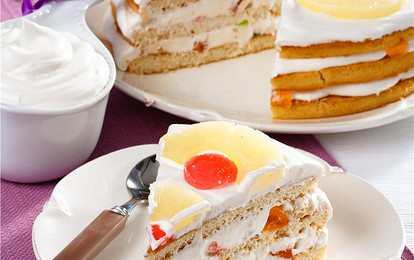 Тортик с ананасами