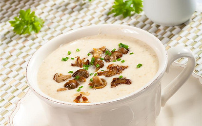 Грибной суп со сливками