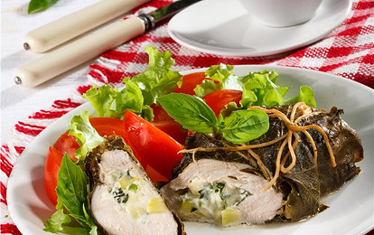 Фаршированные цыплята