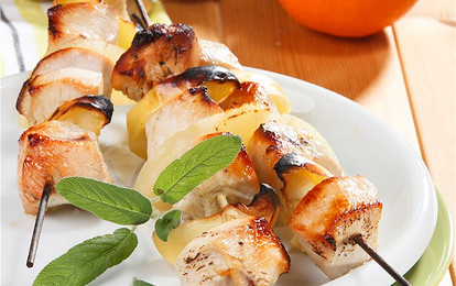 Шашлык по-гавайски