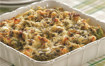 Запеканка из курицы с брокколи