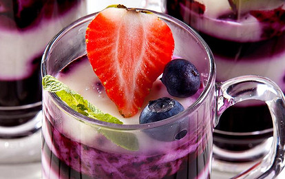 Черничный десерт