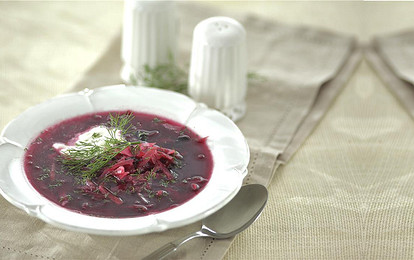 Борщ из сушеных грибов