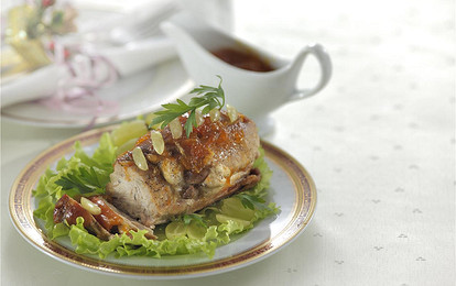 Свинина в апельсиновой глазури