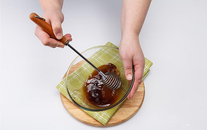 Слоеный салат с жареным перцем