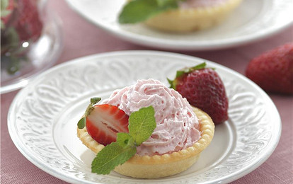 Пирожные с клубникой