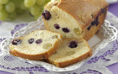 Кекс с виноградом