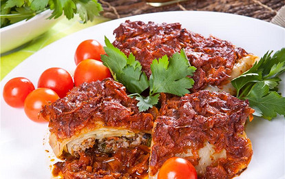 Голубцы с грибами