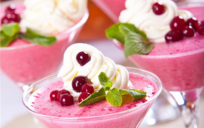 Клюквенный мусс