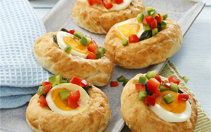 Тартинки со шпинатом