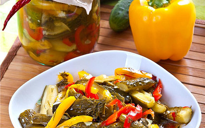 Салат из огурцов