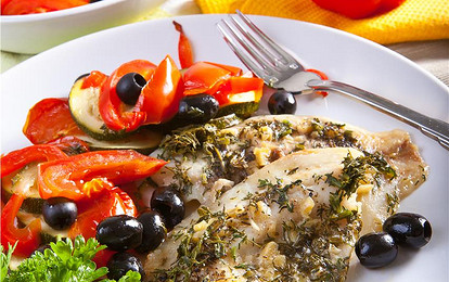 Рыба с овощами