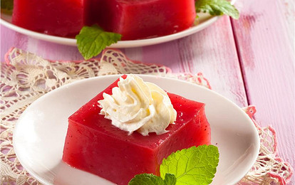 Десерт из брусники