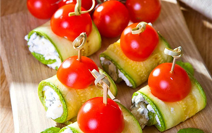 Рулетики из кабачков