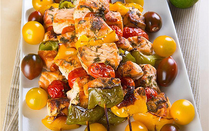 Шашлык из семги