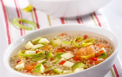 Овощной супчик с пшеном