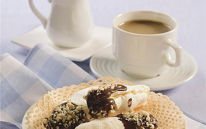 Орехово-шоколадное безе