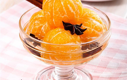 Мандарины в сиропе с корицей и звездочками аниса