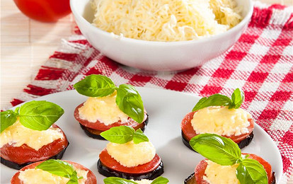 Баклажан с помидором