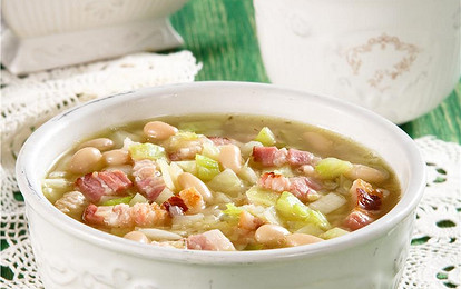 Щи с фасолью