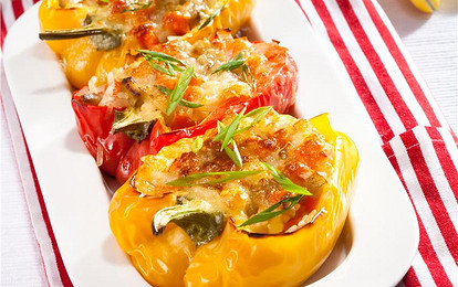Фаршированный перец с моцареллой